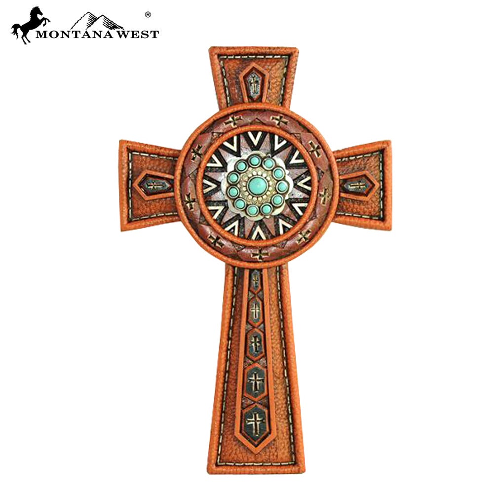 RSD-1600  Montana West Western Resin Wall Cross 11"