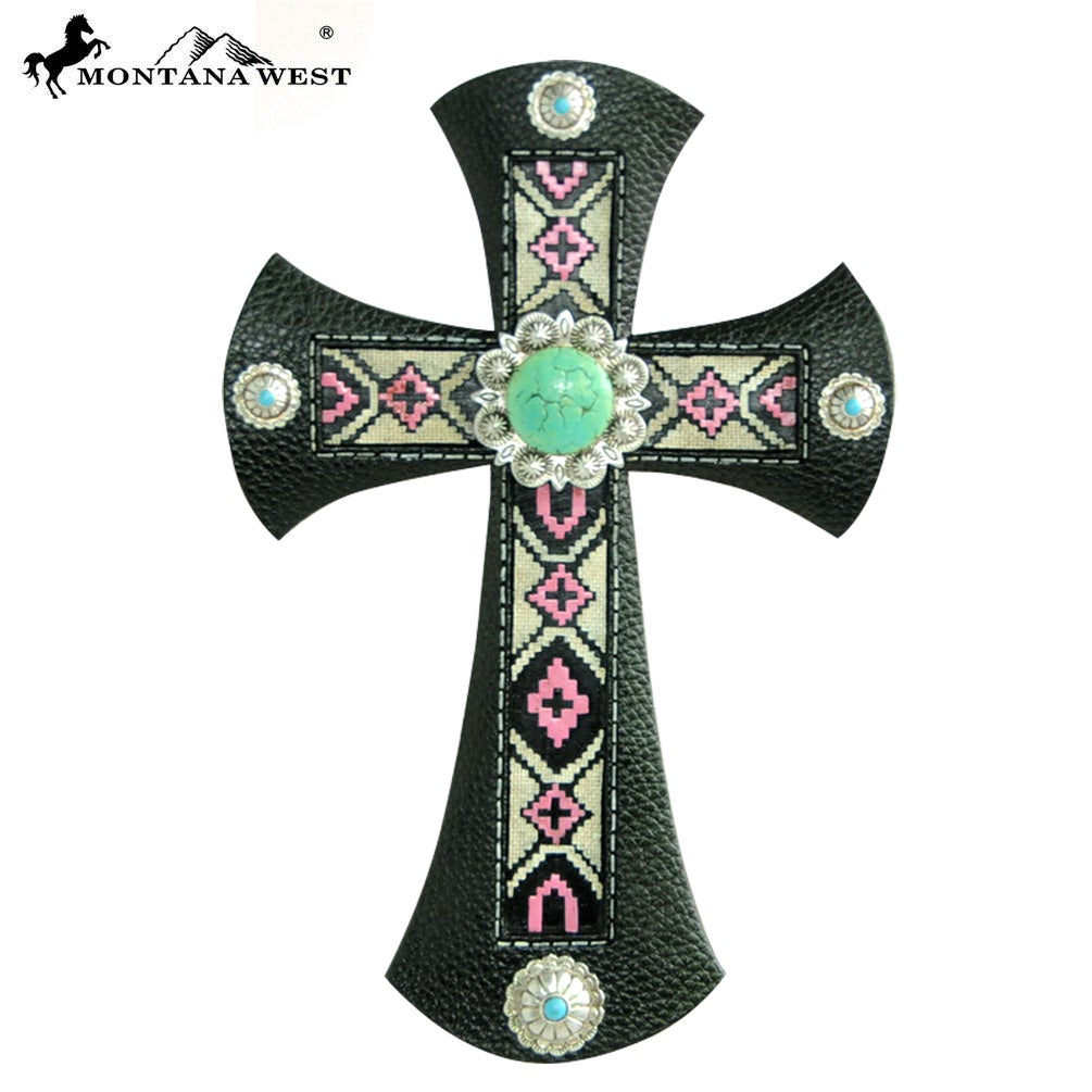 RSD-1618  Montana West Western Resin Wall Cross 11"