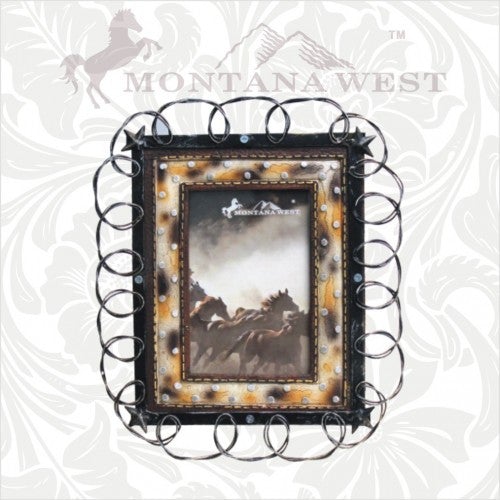 RSD-FB33 Montana West Barbwire Star Photo Frame