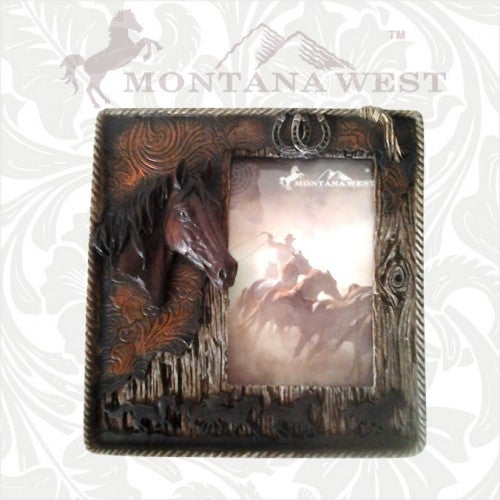RSF-016 Montana West Horsehead Photo Frame