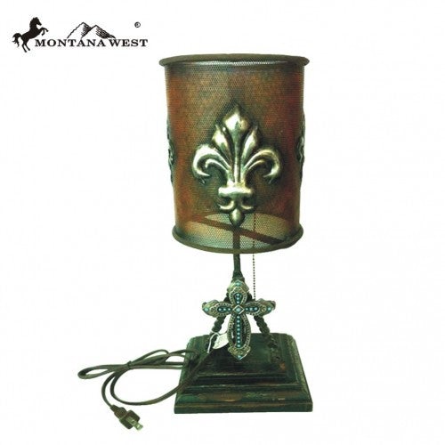 RSM-062 Montana West Fleur De-Lis Tabletop Night Light Lamp