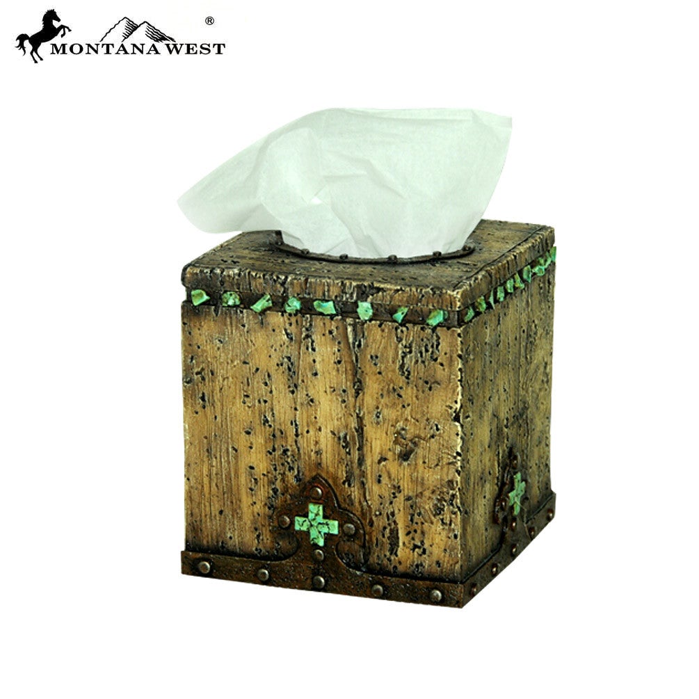RSM-1864 Montana West  Wood-Like Resin Tissue Holder