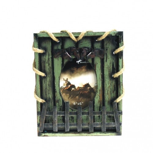 RSP-021 Montana West Horse with Fence Photo Frame