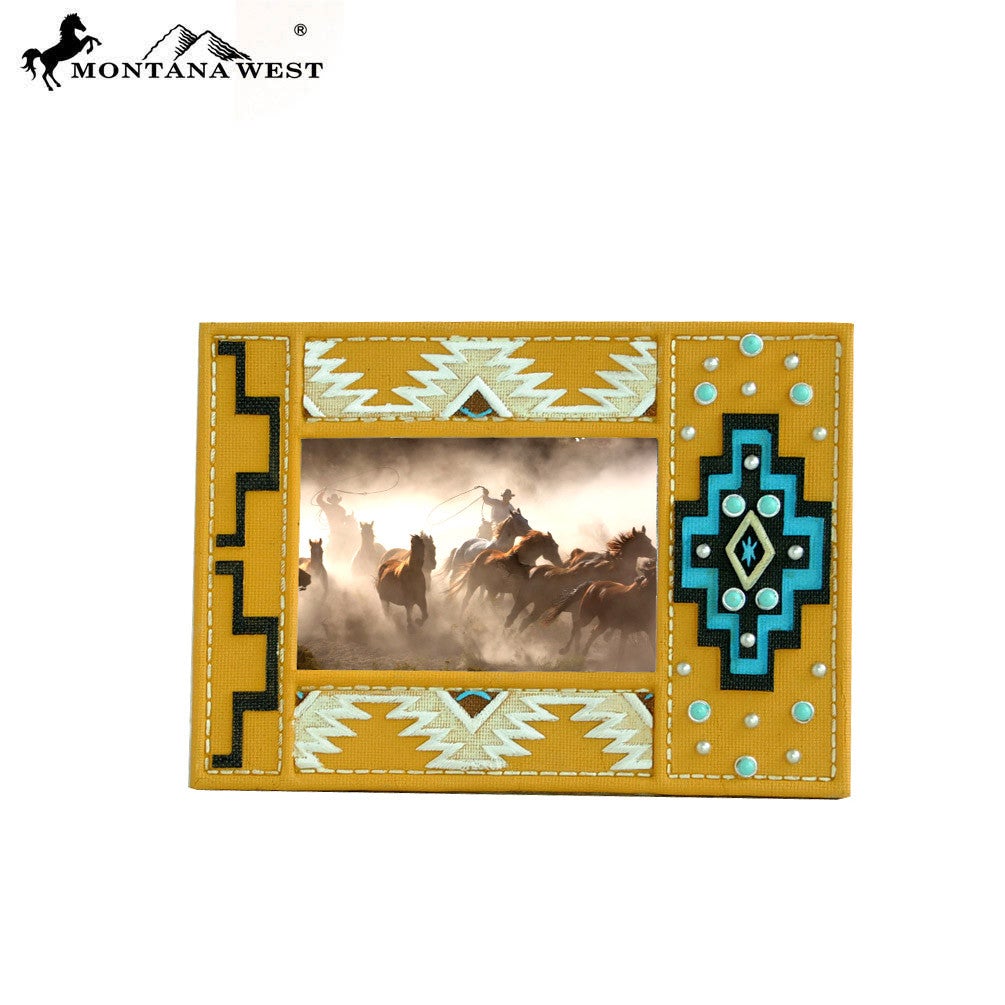 RSP-1605 Montana West Brown Aztec Resin Photo Frame