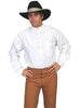 Mens Old West Frontier Cotton Pull Over Shirt with Tombstone Collar-RW015 - Blanche's Place