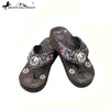 SE01-S089 Floral Embroidery Collection Flip Flops BY CASE