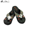 SE08-S008 Montana West Flip-Flops Spiritual Collection By Size