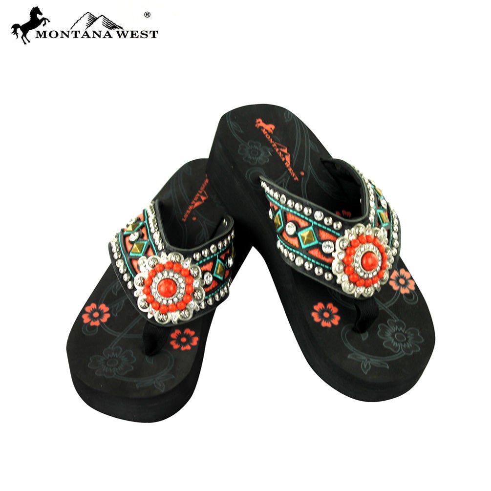 SE08-S096 Montana West Flip-Flops By Size