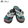 SE36-S002 Montana West Serape Flip-Flops Collection By Size