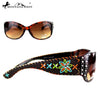 SGS-3609 Montana West Floral Embroidery Collection Sunglasses By Pair