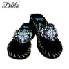 SS-S004  Delila Collection Flip Flops By Size