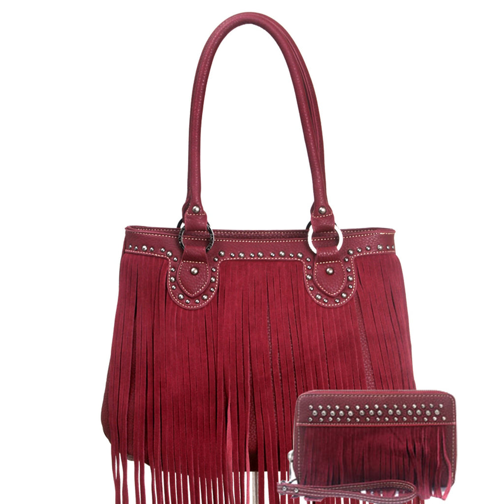 HW-TR09-8562 Trinity Ranch Handbag and Wallet - By Set