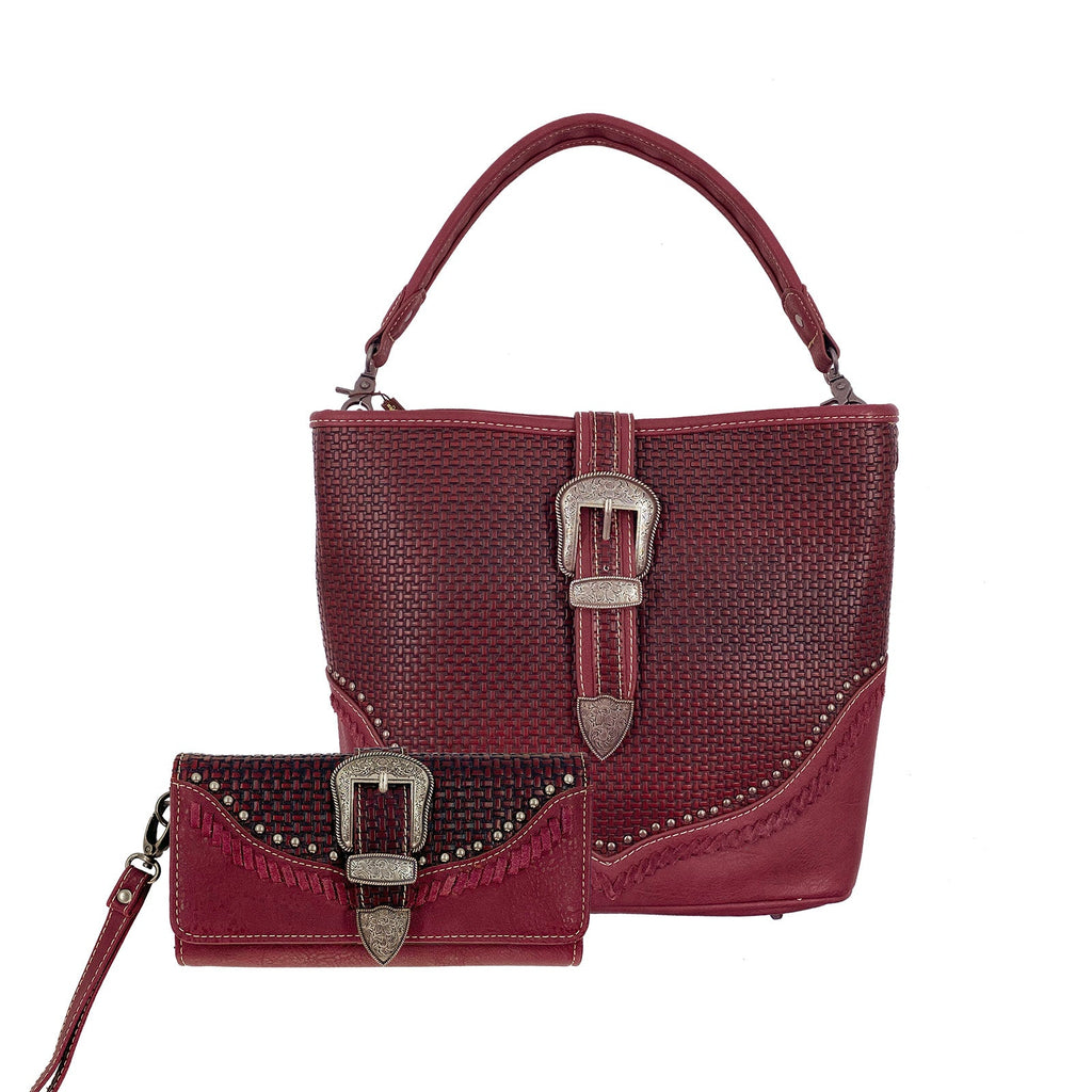 HW-TR31G-116 Trinity Ranch Handbag and Wallet - By Set