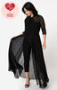 I Love Lucy Black Vintage Inspired Hostess Gown-BP2A