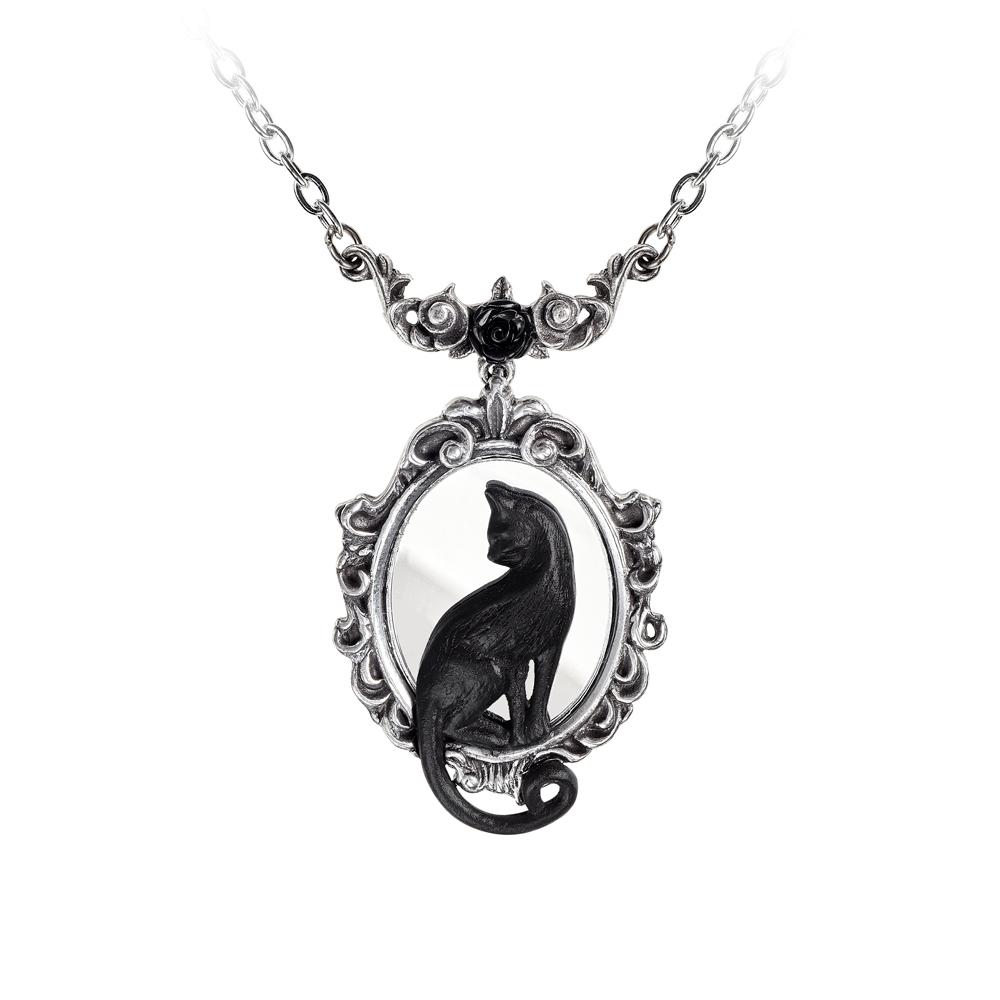 Buy Steampunk Black Cat Jewelry Necklace, Fortune Telling Circus Game  Psychic Necklace, Freakshow Black Kitty Good Luck Jewelry Cat Necklace  Online at desertcartINDIA