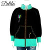 FS-605 Delila Hand Embroidered Fleece Jacket Aztec Collection