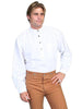 Men's Old West Victorian Shrit with Banded Collar -RW013 - Blanche's Place