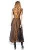 Bewitching Nataya Vintage Inspired Gold Alice Dress-40815