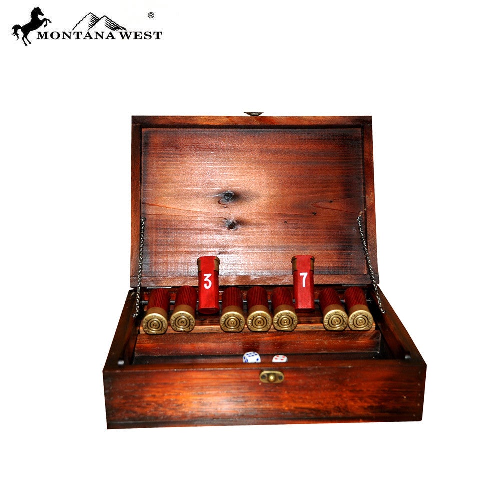 RSM-2038 Montana West Shortgun Shell Shut Box Game